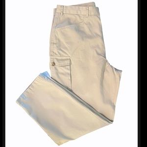 Daniel Cremieux Tan Cargo Straight Pants 38x32
